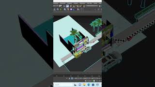 3ds max tutorial (3d modeling tutorial) house modeling in #3dsmax #shorts #viral #viralvideo