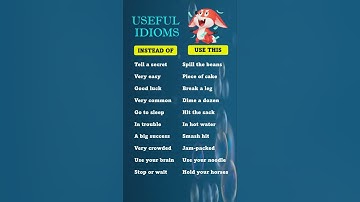 10 Most Important IDIOMS ||DAILY USE IDIOMS #shorts #viral