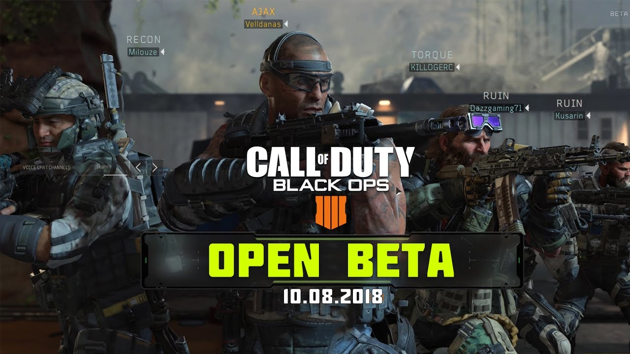 call of duty black ops 4 pc open beta