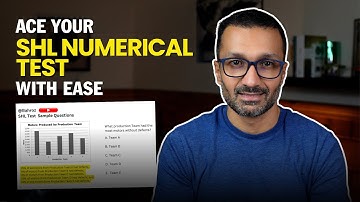 SHL Numerical Reasoning Test | Tips & Hacks | Sample Questions