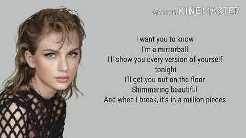 Taylor Swift - Mirrorball lyrics