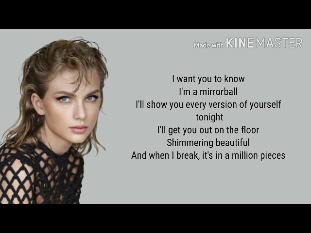 Taylor Swift - Mirrorball lyrics class=
