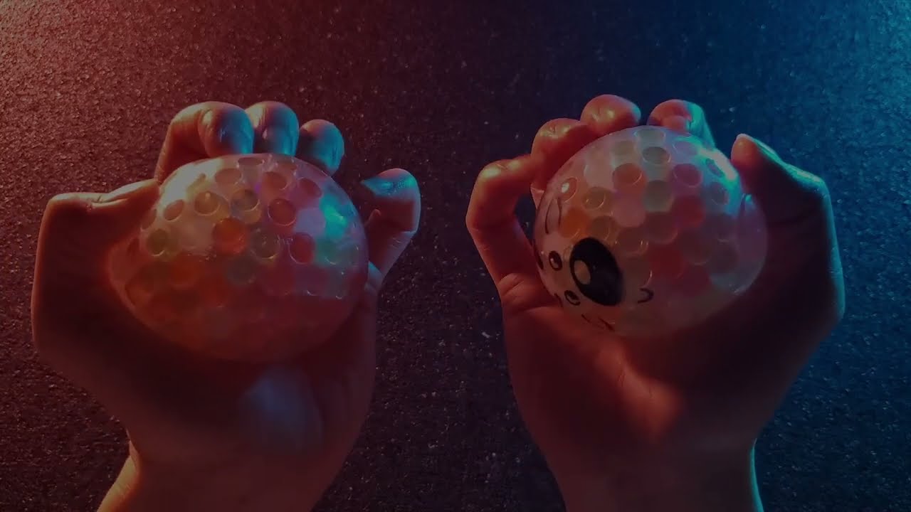 ASMR Sticky, Squishy Stress Balls | Tapping, Immersing (No Talking)
