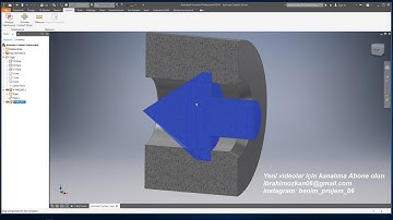 inventor activate contact solver parca hissetme contact set iam. ipt. montaj