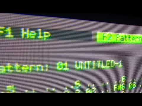 python sequencer on CRT monitor 2