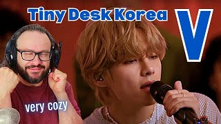 Reacting to 뷔 V : Tiny Desk Korea - AWESOME SET!