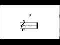 B single note