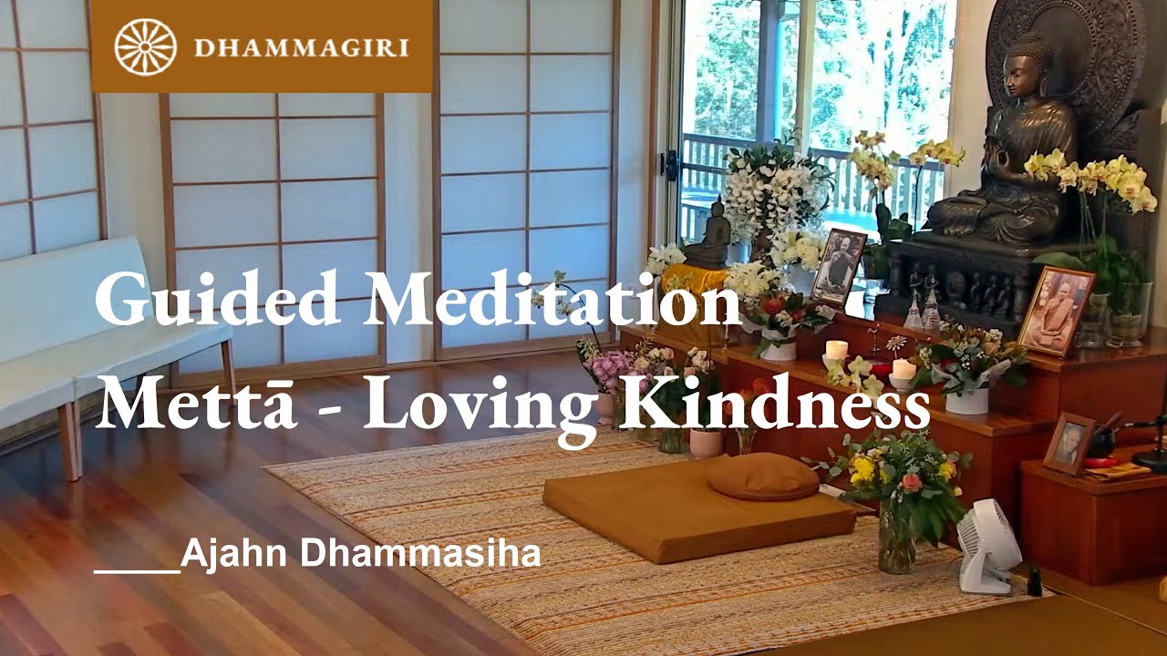 GUIDED MEDITATION: Loving Kindness | Buddhist Metta Meditation | Ajahn Dhammasiha