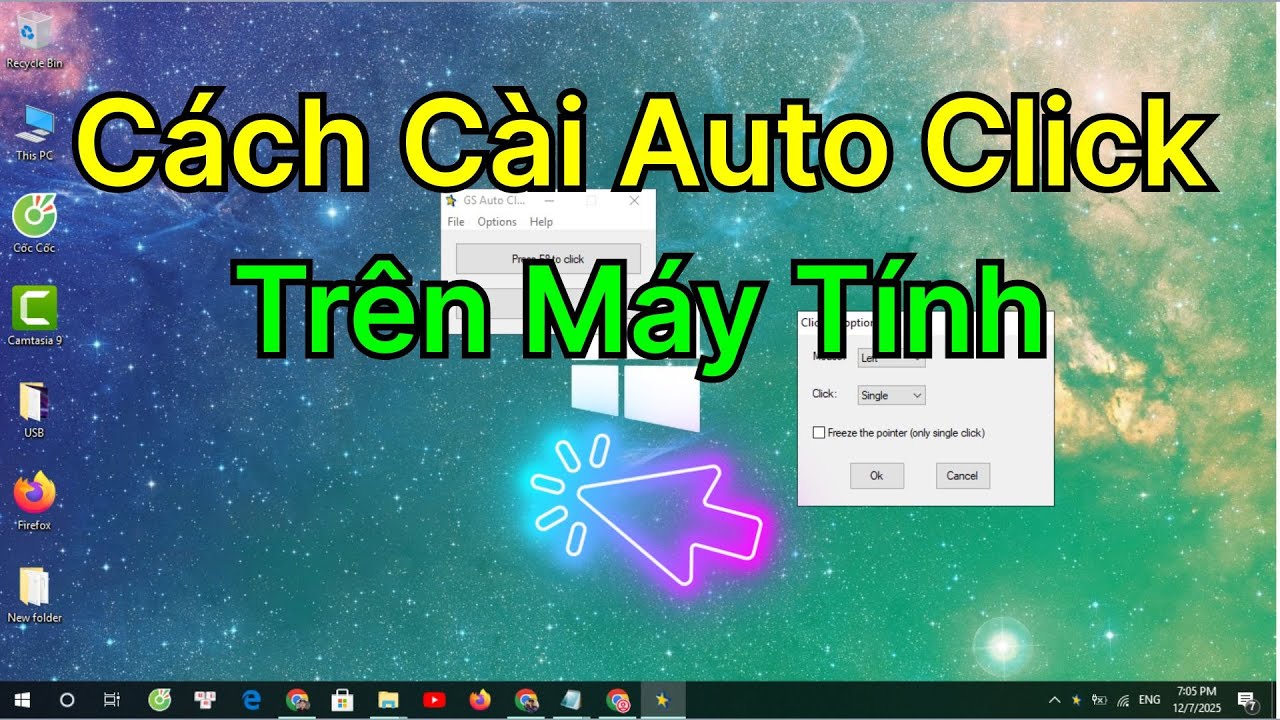 Cách cài Auto click trên máy tính Chi tiết nhất - YouTube