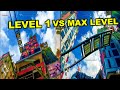 Dying Light 2 - Grappling Hook Comparison (LEVEL 1 VS MAX LEVEL)