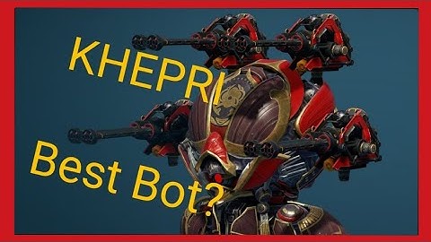 Khepri with Kramola, only this bot ffa, best Robot? On War Robots one game 10 kills