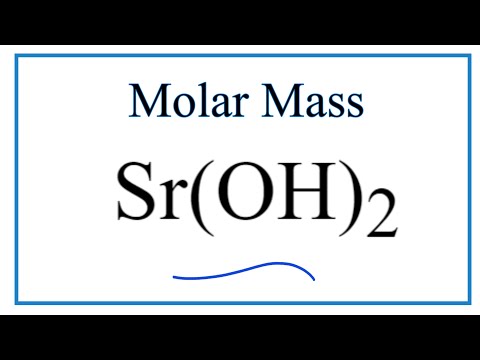Video Molar Mass / Molecular Weight of Sr(OH)2: Strontium... - youtube
