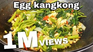 Subukan mo itong luto na ito egg kangkong napakamasustansyang ulam