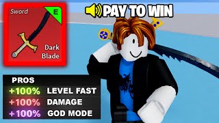 ✓Blox Fruits✓] Dark Blade ( 1200 Robux ), Need to be in Sea 1 + Cheap +  Pay throught Gift in Game