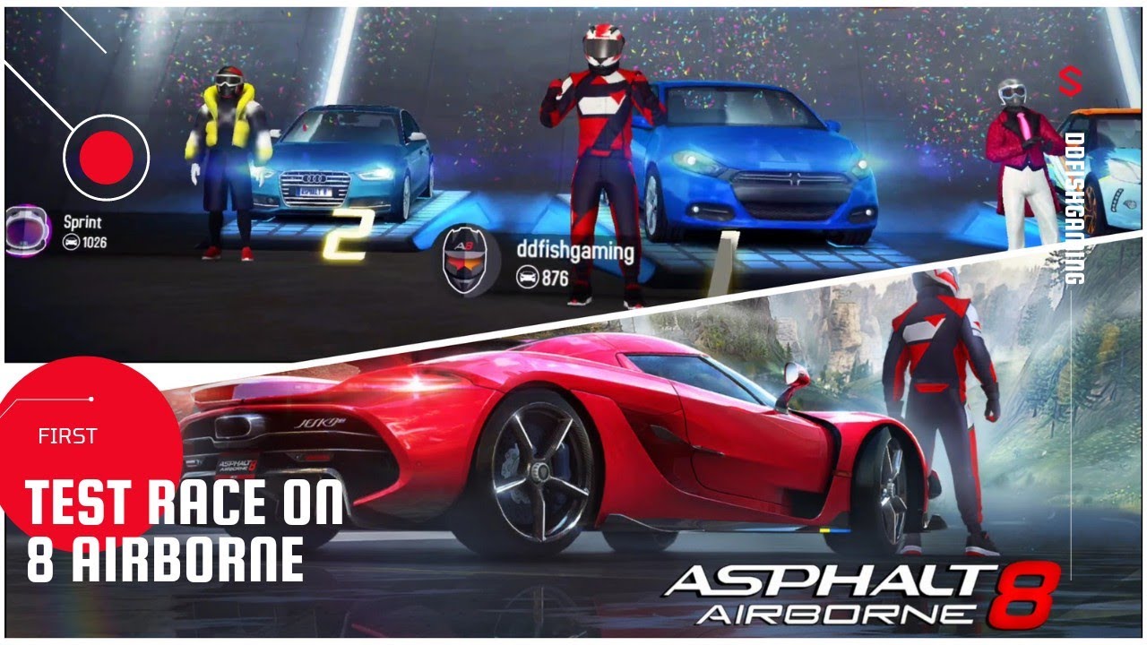 Asphalt 8 airborne | first race - YouTube