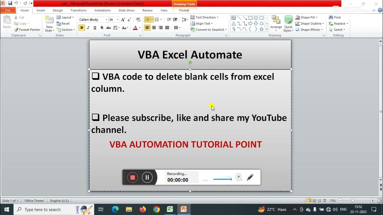 Remove Blank Cells In Excel Vba