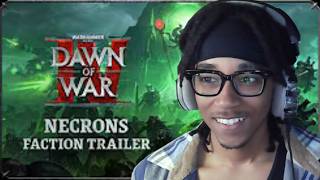 Warhammer 40,000: Dawn of War IV - Necron Faction Trailer Reaction!