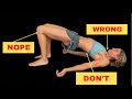 Most Common Exercises Done Incorrectly- Home Edition