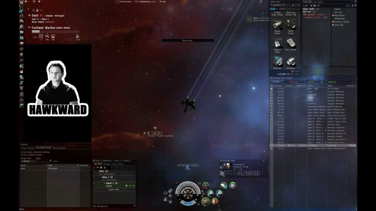 Eve online Hawk Pvp YouTube