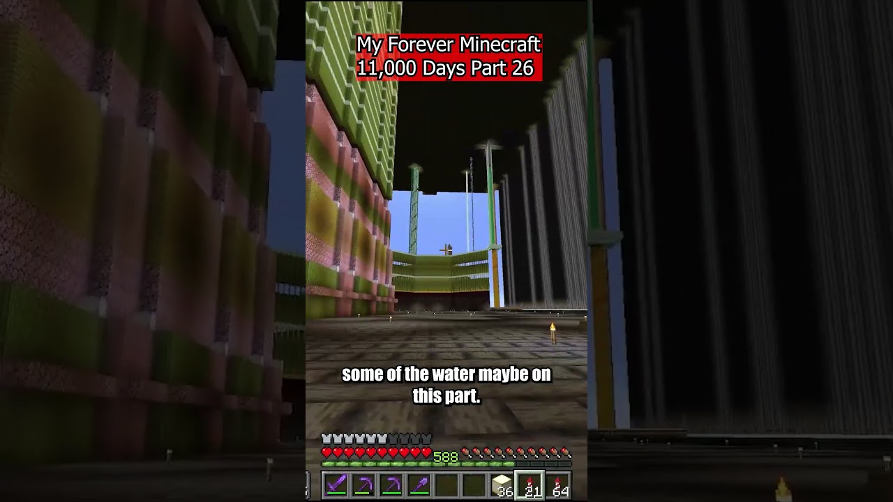 Welcome To My 11,000 Days Forever Minecraft World Part 26 #minecraft #shorts