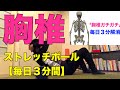 【毎日３分間】ガチガチな胸椎を柔らかくするストレッチポールを使った３分間エクササイズ！