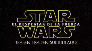 Star Wars: El Despertar de la Fuerza (Teaser Trailer Subtitulado)
Teaser Trailer Oficial de Star Wars: El Despertar de la Fuerza (2015), subtitulado en español.
- Título Original: Star Wars (The Force Awakens).
- Dirección: J. J. Abrams.
- Producción: Kathleen Kennedy, J. J. Abrams & Bryan Burk.
- Guión: Lawrence Kasdan, J. J. Abrams & George Lucas (idea original).
- Música: John Williams.
- Reparto: Mark Hamill, Harrison Ford, Carrie Fisher, Anthony Daniels, Peter Mayhew, Kenny Baker y Adam Driver.
- País de origen: Estados Unidos & Inglaterra.
- Fecha de Estreno: 2016 (Latinoamérica).
- Productora: Lucasfilm & Bad Robot.
- Distribución: Walt Disney Pictures.
- Más Información: http://bit.ly/1pwPMal
- Sitio Web Oficial: http://www.starwars.com
- Fan-Page de Facebook: http://www.facebook.com/starwars.latam
- Canal de YouTube: http://www.youtube.com/starwarsla
¡Espero que les guste! No olviden suscribirse a mi Canal y si tienen preguntas o pedidos, mándenmelas por mail.
- Canal: http://www.youtube.com/DAMedia11
- Correo: dam.river011@gmail.com
©2014 Lucasfilm LTD. Star Wars: El Despertar de la Fuerza (Teaser Trailer Subtitulado)