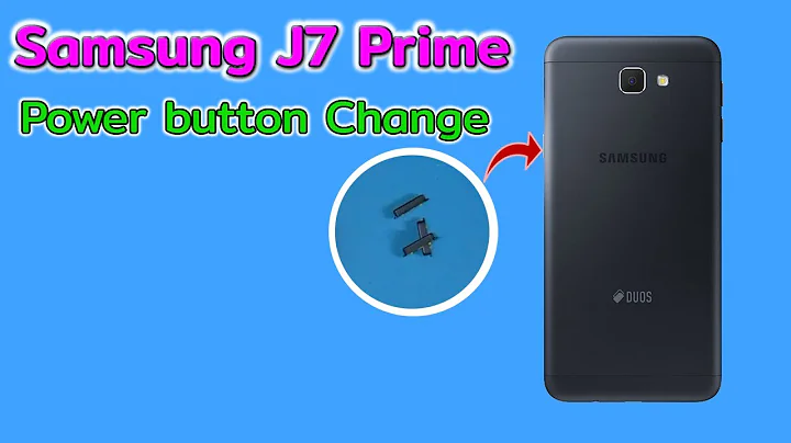 Samsung J7 prime Power Button Replacement เปลี่ยนปุ่มกดเปิด-ปิด