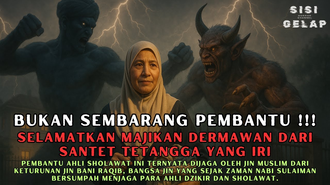 SEORANG PEMBANTU YANG DIJAGA JIN MUSLIM INI SELAMATKAN MAJIKAN DERMAWAN DARI KIRIMAN SANTET TETANGGA