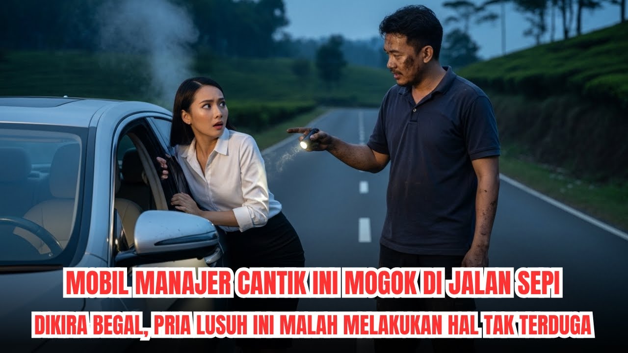 Mobil Manajer Sombong Ini Mogok, Pria Lusuh Datang Dikira Begal, Malah Lakukan Hal Tak Terduga