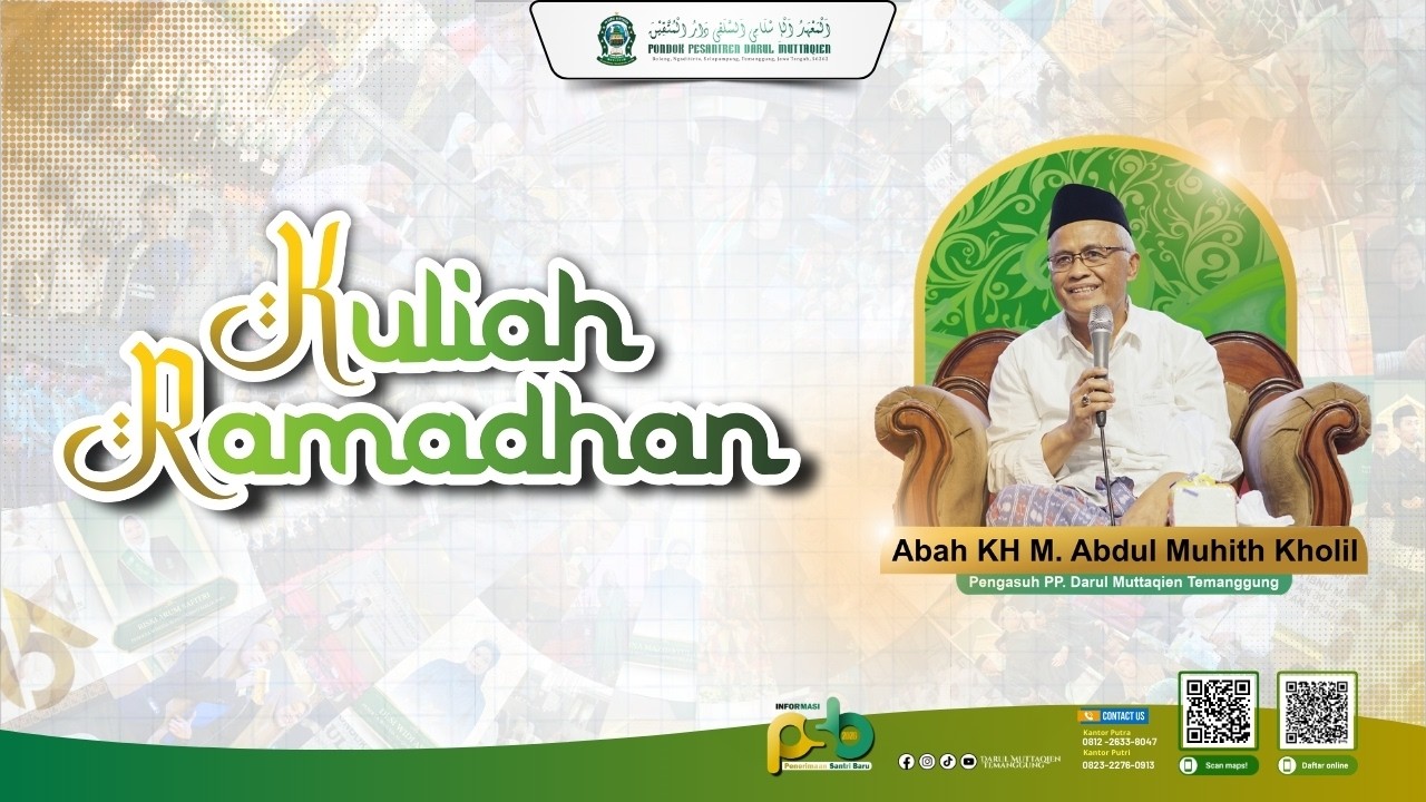 🔴KULIAH RAMADHAN #1 BERSAMA ABAH KH M ABDUL MUHITH KHOLIL || KITAB ASRORUSSHOUM