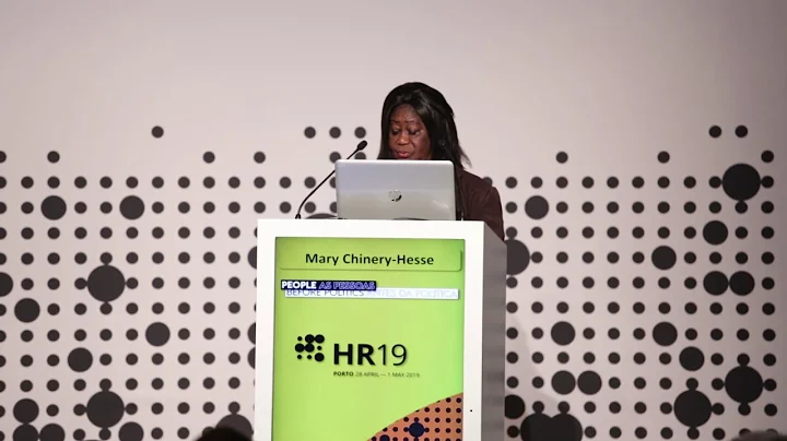 Mary Chinery-Hesse at the first plenary of HR19