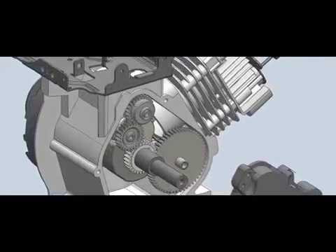  Cara Kerja Mesin Satu Silinder 4 Tak YouTube