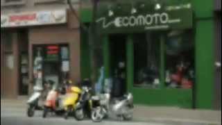 Экология или экономия? Ecomoto Montréal Electric Scooters.
