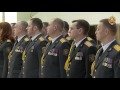 Торжественный ритуал вручения погон полковника ряду сотрудников органов внутренних дел