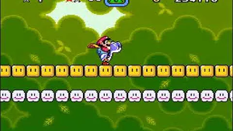 Glitch exit in Donut Plains 3