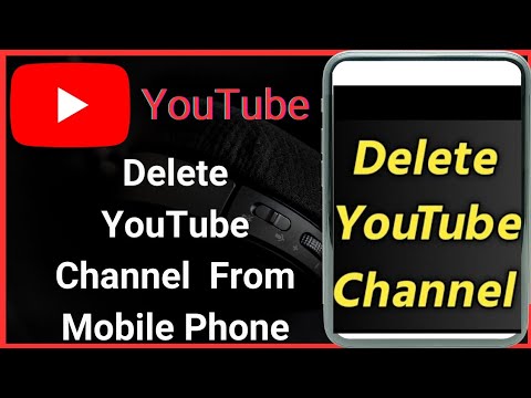 How to delete youtube channel on phone android  Youtube channel delete karne ka aasan tarika