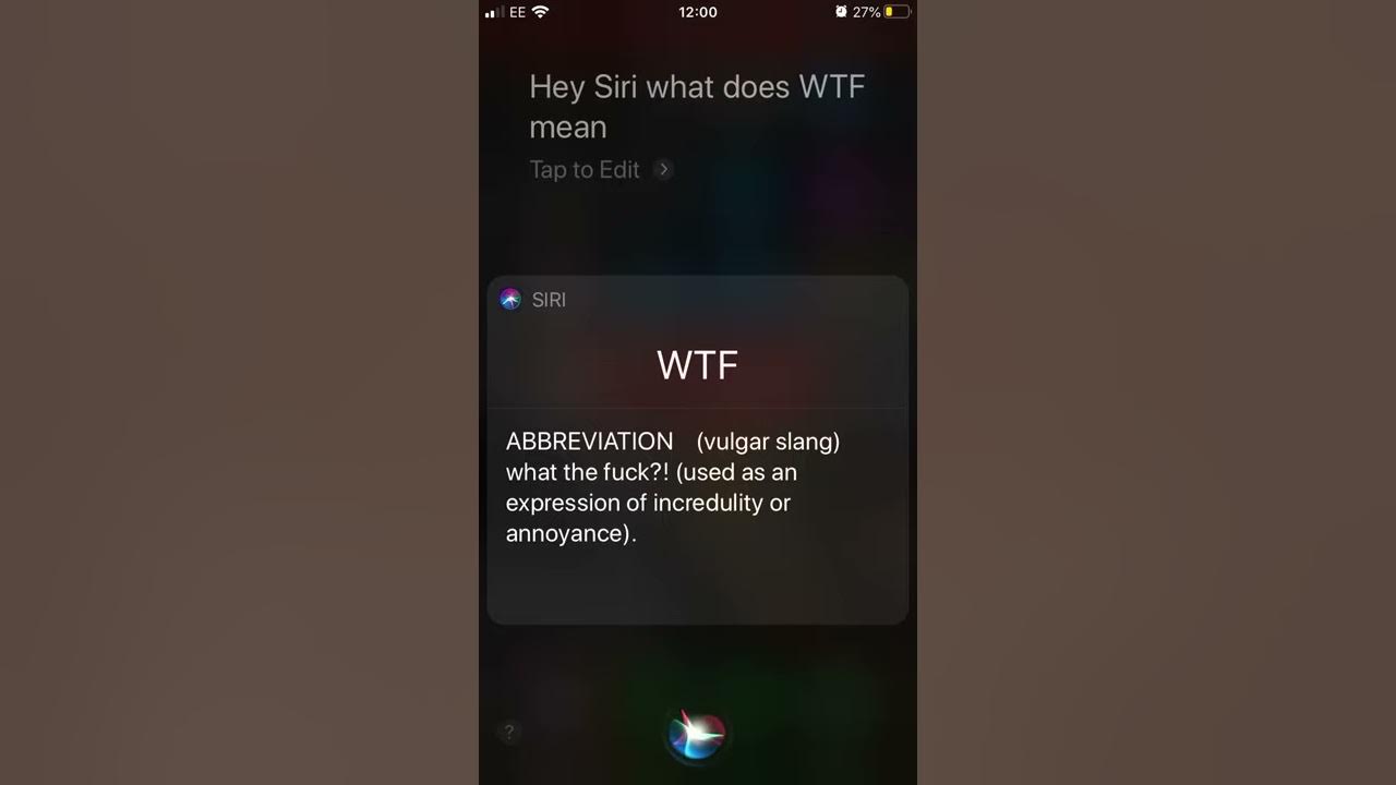 How to make Siri swear (IT WORKS) YouTube