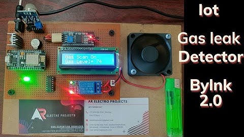 Iot Based LPG gas Leakage detection Bylnk 2.0 using Nodemcu (ESP8266) Ar Electro Projects.