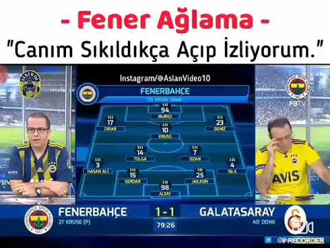 FENERBAHÇE 1 3 GALATASARAY FB TV GOLLER