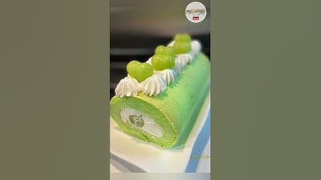 Thumbnail of Pandan Swiss Roll Cake #shorts #hongkong #swissrollcakerecipe #swissrolls #pandancake