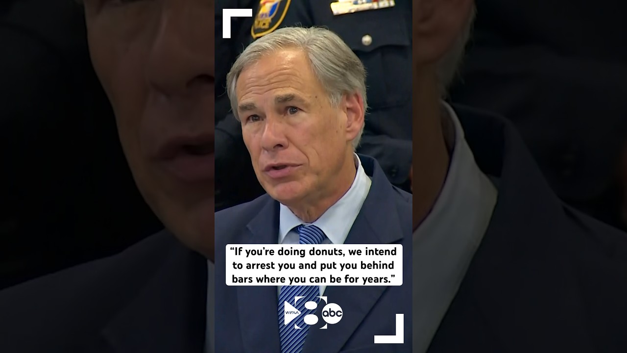 Gov. Greg Abbott signs bills cracking down on street racing and street takeovers