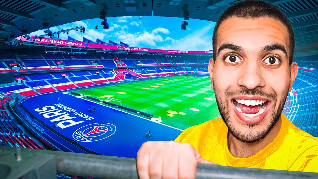 CACHE CACHE EXTRÊME dans un STADE ! (Stade du PSG)