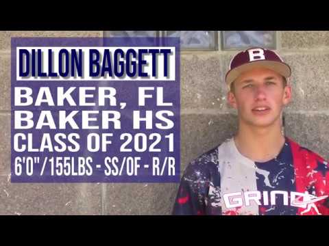 Dillon Baggett SS/OF Class of 2021 - YouTube