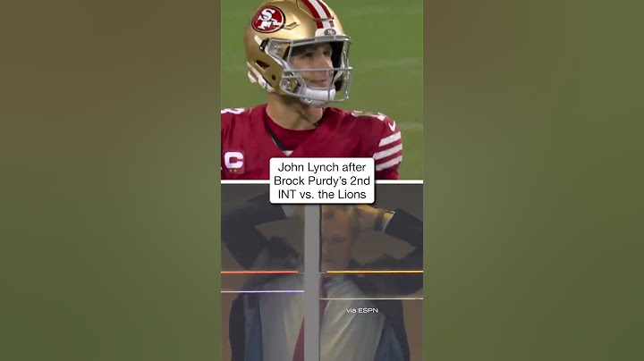 John Lynch was not too happy with this Brock Purdy INT #shorts