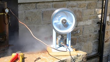 Muncaster engine first run on steam