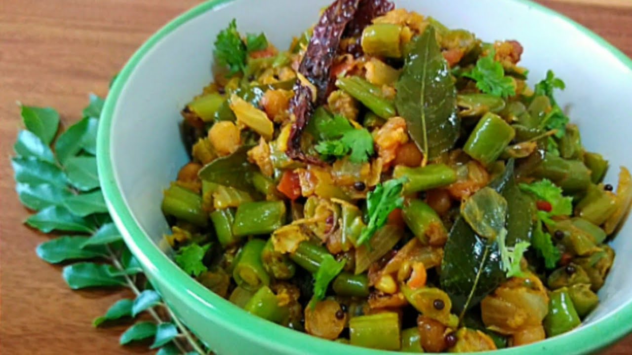 Beans palya for chapathiಬೀನ್ಸ್ ಪಲ್ಯhurulikayi palyabeans sabjibeans