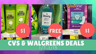 Top Walgreens &amp; CVS Deals 1/7-1/13  #cvsdeals #walgreensdeals