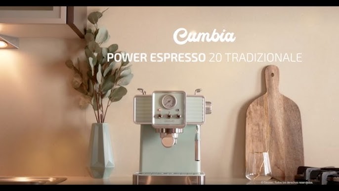 Cafetera Express light green power espresso 20 bares con man