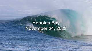 #BLACKFRIDAYSWELL Honolua Bay November 24, 2023 Best Clips West Maui Hawaii Surfing in 4K