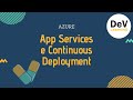 Azure - App Services e Continuous Deployment